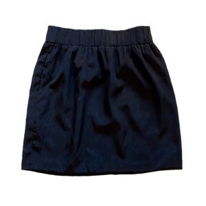 Urban Outfitters Black Pull On Silky Lined Short Skirt